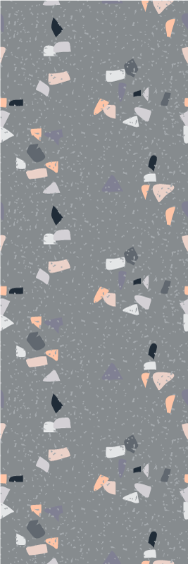 Geometrische confetti abstract behang - TenStickers