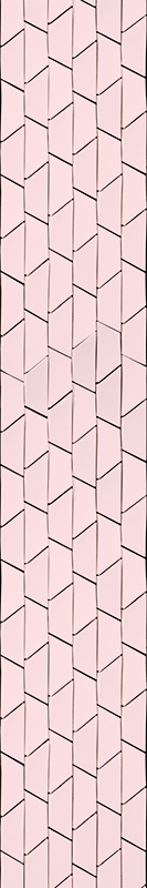 papel parede azulejos Padrão pastel estilo kawaii - TenStickers