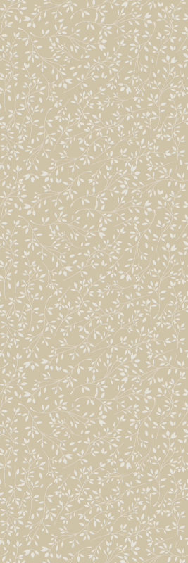 Classic style acanthus leaf floral wallpaper - TenStickers