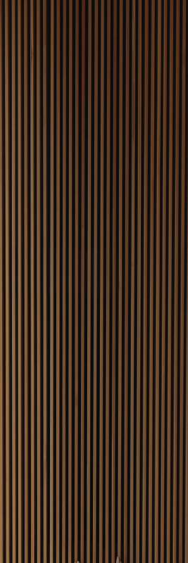 Wood style vertical teak wood slats wood wallpaper - TenStickers