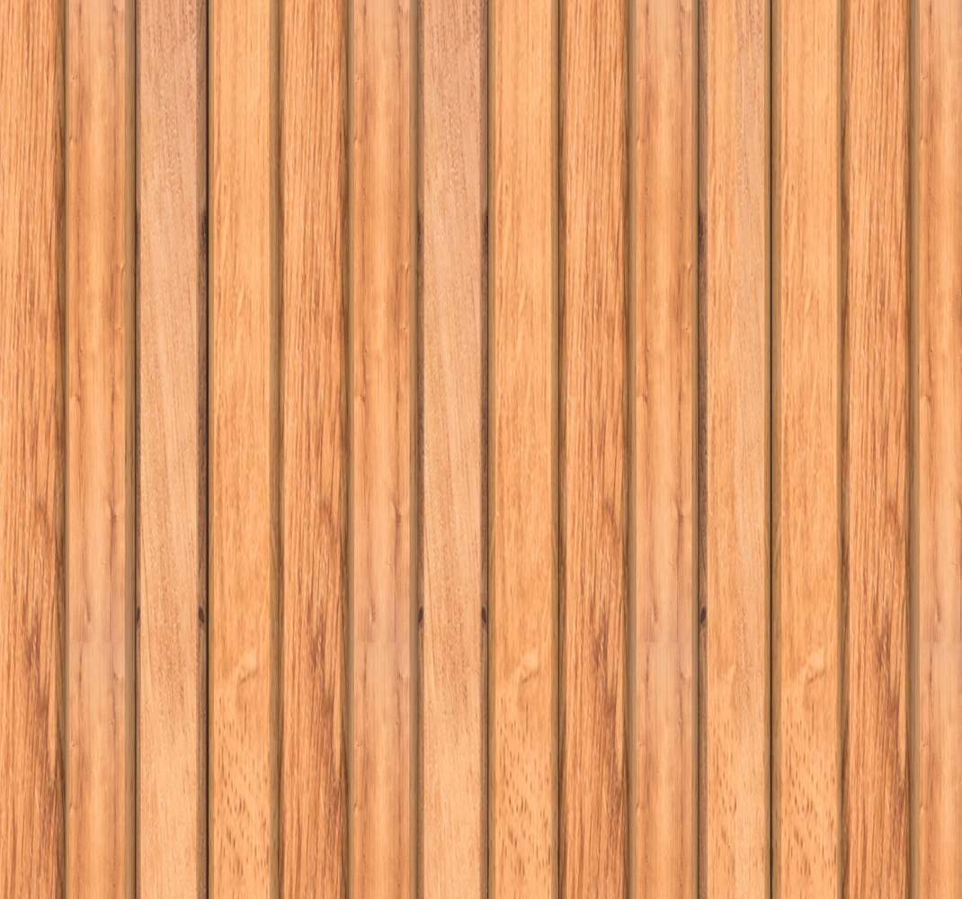 Contemporary Wood Slat Wallpaper in teak
