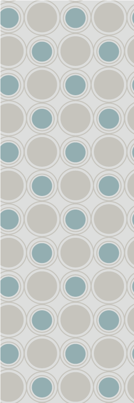 Pastel color circles pattern circle wallpaper - TenStickers