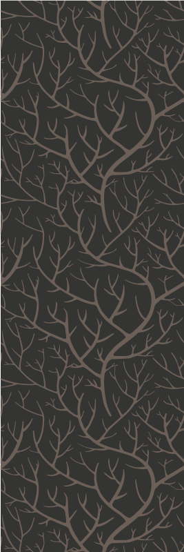 Branching grey design tree wallpaper