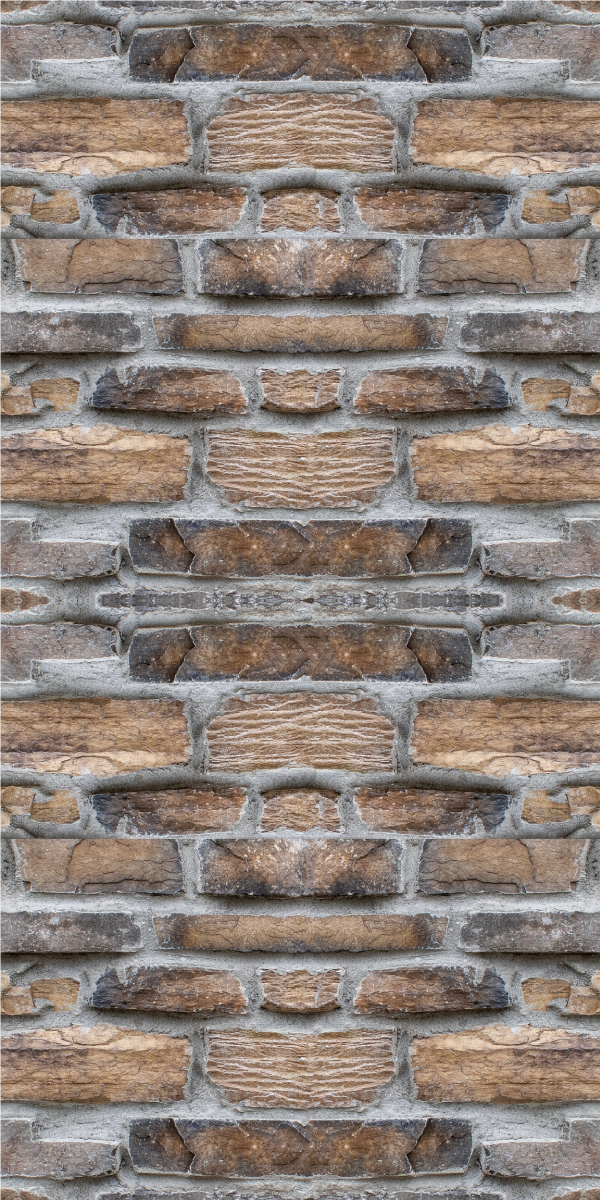 Multicolor stone effect Stone effect wallpaper - TenStickers