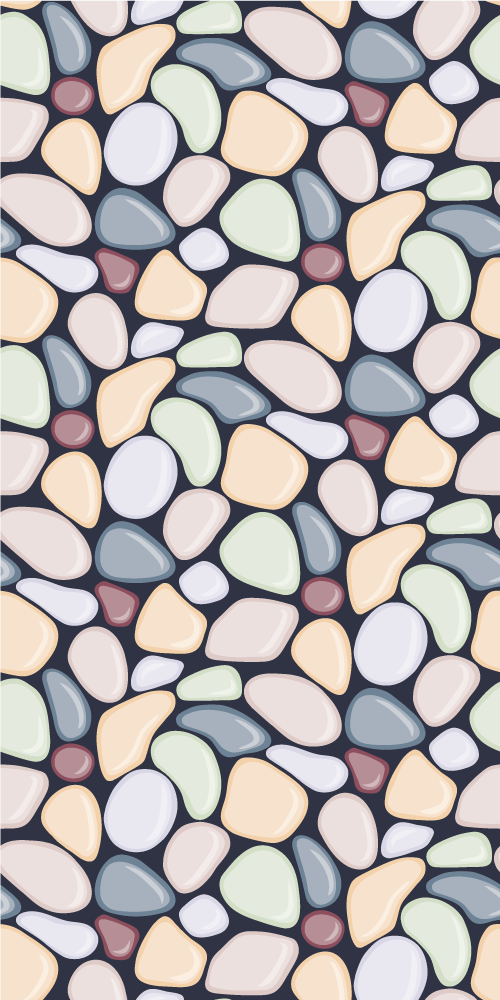 Colored stone effect Stone effect wallpaper - TenStickers