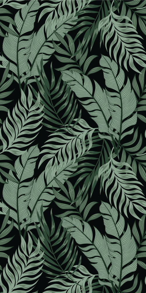 Wallpaper, Eco-Friendly Tropical Leopard Leaf Wallpaper