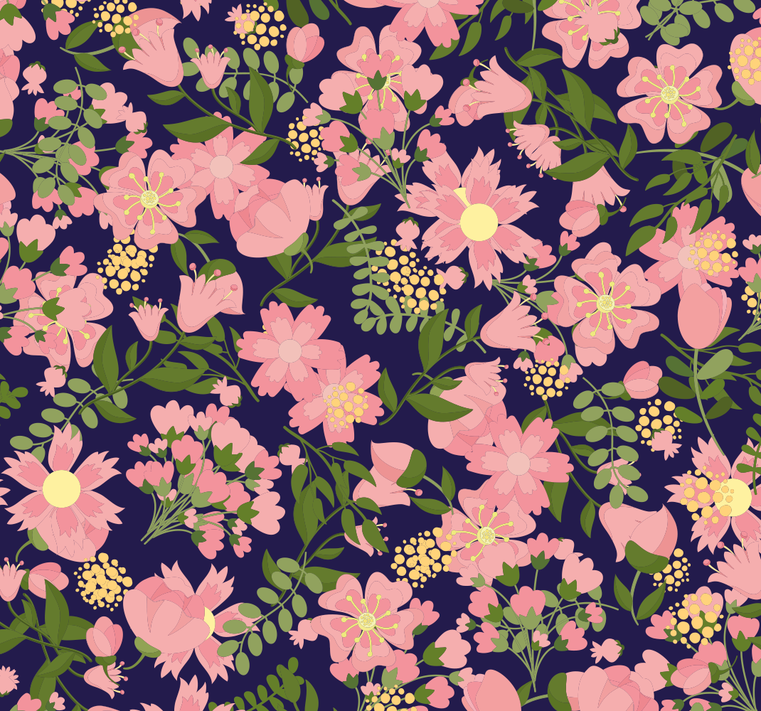 Floral Pattern Harmony flower wallpaper