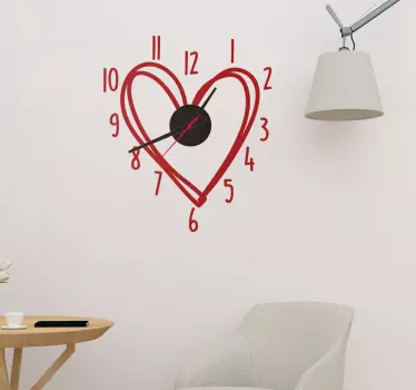 Come check out our fantastic love watch wall sticker that you can get in over 45 colours. The product is easy to apply and it comes with instructions.