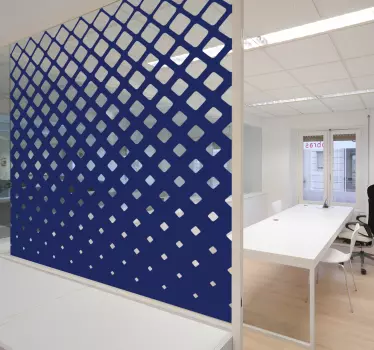 High quality window sticker perfect as an office wall vinyl to decorate the space and to create a little bit of privacy.