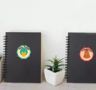 Adhesive labels for school children decal to decorate books and personal accessories in a fun way. It is easy to apply because it is self adhesive.