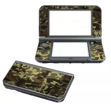 Purchase our camouflage Nintendo skin for your devise and bring out your battle attitude when gaming. Whether it is a Nintendo switch skin or a skin for your 3DS or 2DS, it will increase your competitiveness and ensure you don´t go down without a fight.