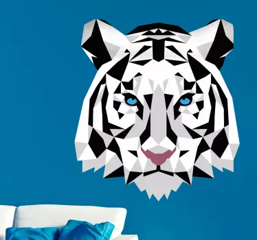 A gorgeous tiger sticker perfect for lovers of the great animal! Ideal animal decor for all those animal lovers! Extremely long-lasting material.