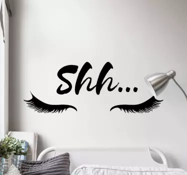 As a fashion lover you can purchase our beauty lashes sticker as bedroom headboard space. It is easy to apply and of good quality.