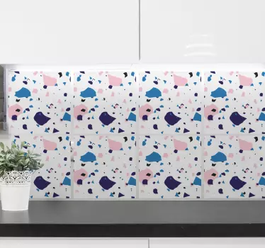This waterproof tile sticker is the ideal way to decorate your kitchen in a modern way!  Made using bubble-proof vinyl and extremely long lasting.