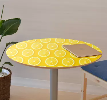 Place this cool and unique yellow lemon furniture skin on your piece of furniture today! Home delivery in just some days if you order it today!