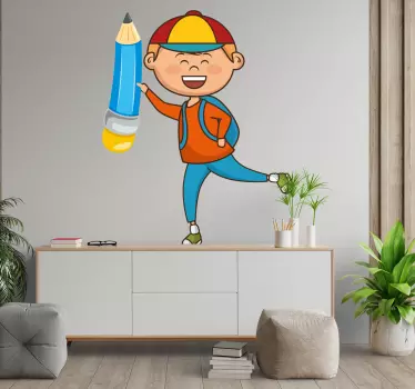 Create an enchanted universe with our funny back to school design teacher wall stickers! You will find on Tenstickers a wide choice of stickers