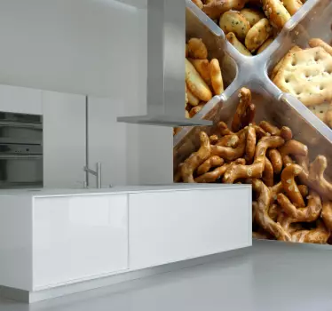 Photo Murals - Photographic art of tasty nibbles. Food. Cook. Eat. Style your kitchen or cooking area with Tenstickers collection.