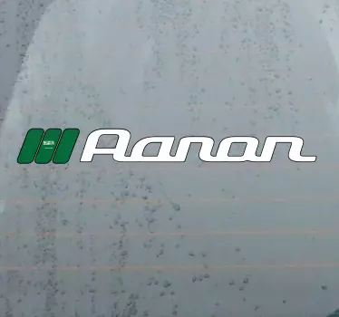 Saudi Arabia flag custom name car sticker to decorate your vehicle, motorbike and any personal accessory you want. It is made of quality vinyl.