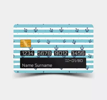 With our decaotayive bank card cover decal, you don't have to go about with boring bank cards anymore.  It is made of quality and its durable.