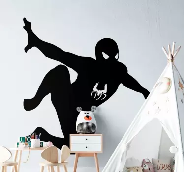 Give your teen or kid the treat and thrill of their superhero character with this  superhero sticker of Spiderman. Easy to apply  on any flat surface.