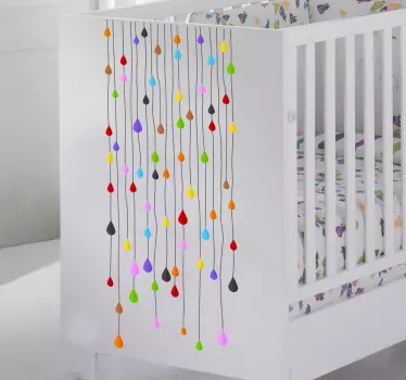 A colourful decorative decal made for the bedrooms of the little ones at home. +10,000 satisfied customers. Worldwide delivery.