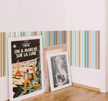 A decal that is ideal to give a modern and colourful touch to the walls of your house in a simple and economical way.