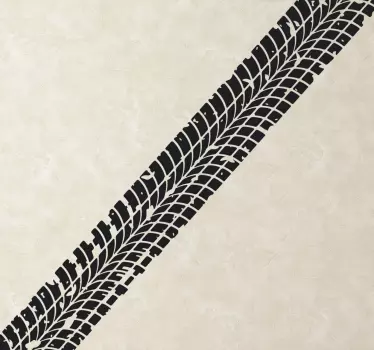 Decorative wheel mark vehicle theme wall decal to beautify any space of choice. It is available in different colours and size options.