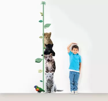 If your kid is a huge lover of big cats, then this children's decorative wall sticker is the absolutely perfect vinyl for you!