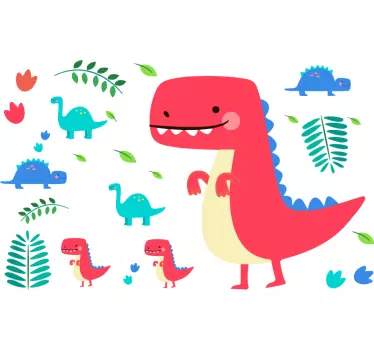 Adesivi mini-dinosauri - TenStickers