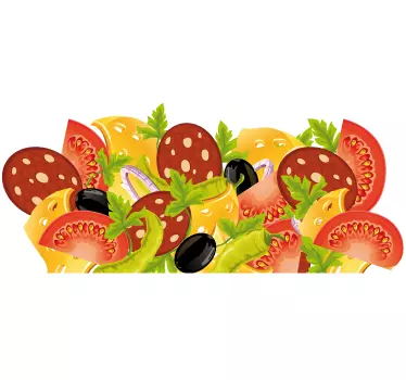 Sticker frigo image de fruits - TenStickers