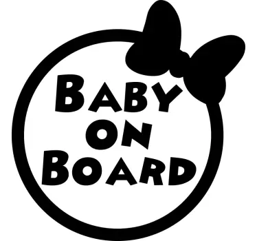 2 aufkleber baby on board baby kind auto-mädchen-gläser-spiegel-sticker NEW  - Mega GRAFIC s.r.l.