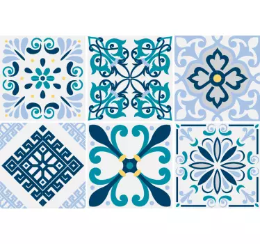 Moroccan Tile Sticker - TenStickers