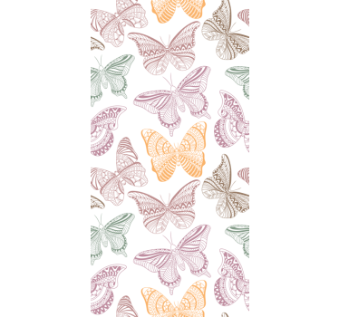 ornament with butterfly butterfly decals for walls - TenStickers