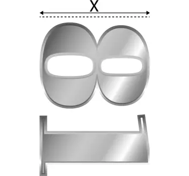 Personalisierte ovale Mülltonne Aufkleber Mülltonne Aufkleber  Benutzerdefinierte Nummer Oval Schwarz Weiß Wasserdichte Vinyl Bin Aufkleber  - .de