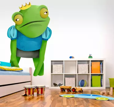 The Frog Prince Wall Sticker - TenStickers