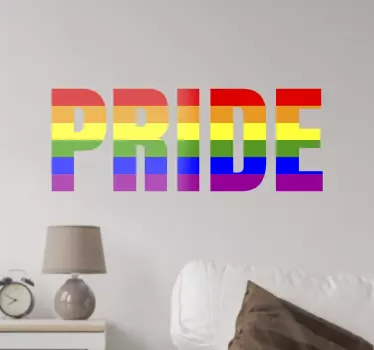 Autocolant de perete gay orgoliu - TenStickers