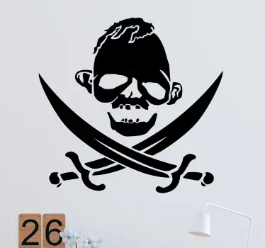 Muursticker Piraat Sloth Goonies - TenStickers