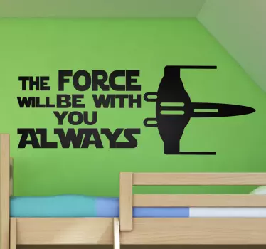 Sticker Star Wars the force - TenStickers