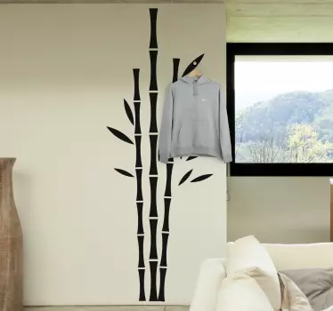 αυτοκόλλητο τοίχου από μπαμπού δέντρο - TenStickers