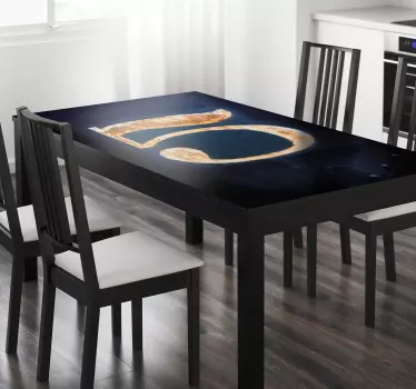 Ikea klistermærke bord tekstur, nummer 5 - TenStickers