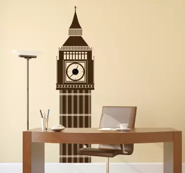Sticker horloge Big Ben - TenStickers