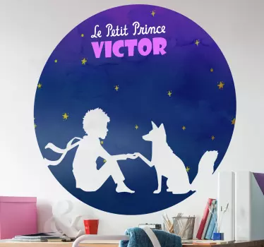 Sticker personnalisable Le Petit Prince - TenStickers