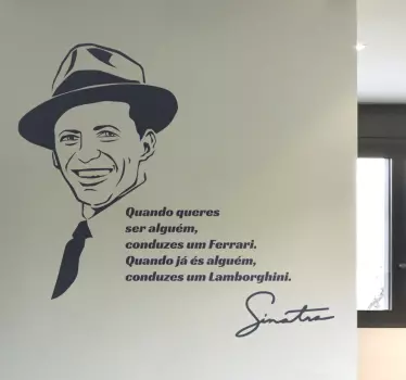 Vinil citação Frank Sinatra - TenStickers