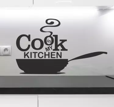 Aufkleber Küche Cook in my Kitchen - TenStickers