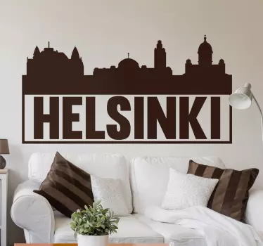 Sticker Helsinki monuments - TenStickers
