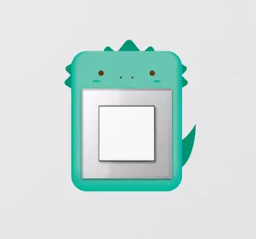 Dinosaur  face light switch sticker - TenStickers