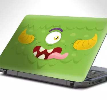 Monster Children Laptop Sticker - TenStickers