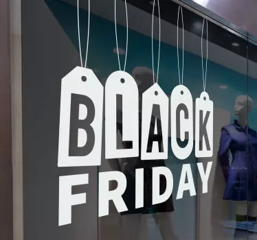 Autocolantes negócios Promoções Black Friday - TenStickers