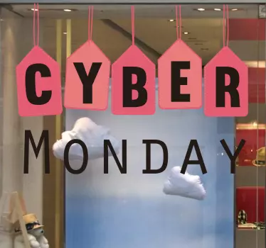 Aufkleber Cyber Monday - TenStickers