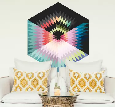 Prism colors Abstract Wall Sticker - TenStickers